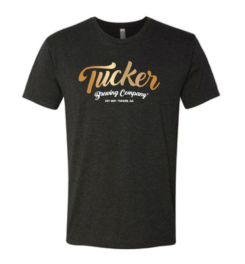 Tucker Brewing Black Heather T-Shirt | Tucker Brewing Company
